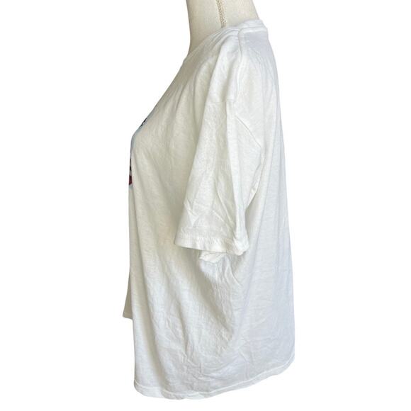 White American flag Short Sleeve Tee Patriotic Graphics men’s large Americana - Picture 3 of 6